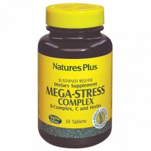 Комплекс для профилактики нервной системы Nature's Plus Mega-Stress Complex 30 Tabs