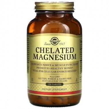 Микроэлемент Магний Solgar Chelated Magnesium 250 Tabs