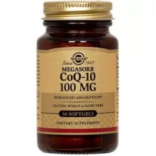 Коэнзим Solgar Megasorb CoQ-10 100 mg 30 Softgels Коэнзим Solgar Megasorb CoQ-10 100 mg 30 Softgels