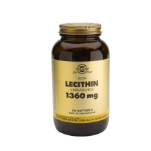 Лецитин Solgar Lecithin Unbleached 1360 mg 100 Softgels