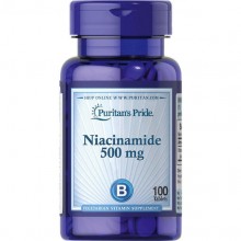 Ниацин Puritan's Pride Niacinamide 500 mg 100 Tabs Ниацин Puritan's Pride Niacinamide 500 mg 100 Tabs