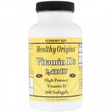 Витамин D Healthy Origins Vitamin D3 2400 IU 360 Softgels Витамин D Healthy Origins Vitamin D3 2400 IU 360 Softgels