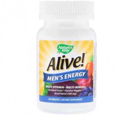Витаминно-минеральный комплекс Nature's Way Alive! Men's Energy 50 Tabs