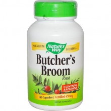 Понтийская иглица Nature's Way Butcher's Broom Root 470 mg 100 Caps