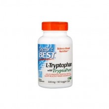 Триптофан Doctor's Best L-Tryptophan 500 mg 90 Veg Caps