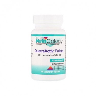 Фолиевая кислота Nutricology QuatreActiv Folate 90 Veg Caps