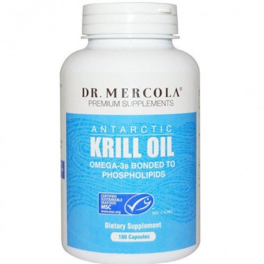 Масло криля Dr. Mercola Antarctic Krill Oil 180 Caps