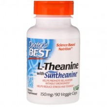 Теанин Doctor's Best Suntheanine L-Theanine 150 mg 90 Caps DRB-00197