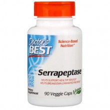 Серрапептаза Doctor's Best Serrapeptase 40,000 SPU 90 Caps DRB-00149 Серрапептаза Doctor's Best Serrapeptase 40,000 SPU 90 Caps DRB-00149