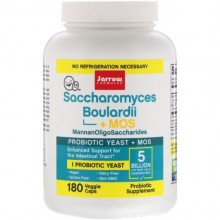 Сахаромицеты Буларди Jarrow Formulas Saccharomyces Boulardii + MOS 5 Billion 180 Veg Caps JRW-03029