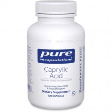 Каприловая кислота Pure Encapsulations Caprylic Acid 120 Caps PE-01128
