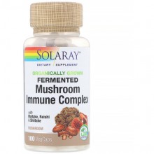 Грибной комплекс Solaray Maitake Mushroom 600 mg 100 Veg Caps SOR-01378