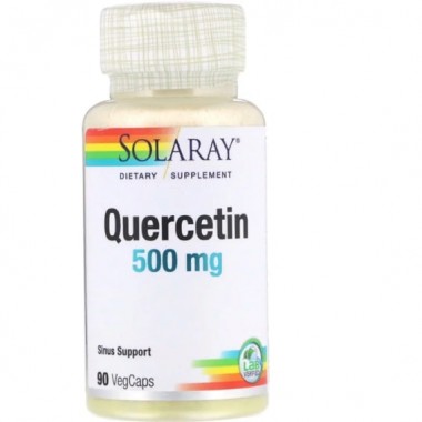 Кверцетин Solaray Quercetin 500 mg 90 Veg Caps SOR-44685