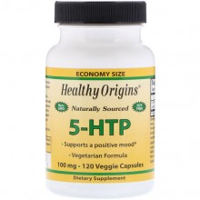 Триптофан Healthy Origins 5-HTP 100 mg 120 Veg Caps HO35082
