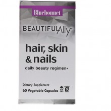 Комплекс для кожи, волос, ногтей Bluebonnet Nutrition Beautiful Ally Hair, Skin & Nails 60 Veg Caps
