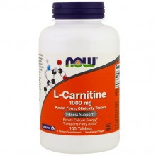 Карнитин NOW Foods L-Carnitine 1000 mg 100 Tabs NF00068 Карнитин NOW Foods L-Carnitine 1000 mg 100 Tabs NF00068
