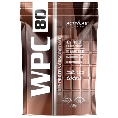 Протеин Activlab WPC 80 Standard 700 g /23 servings/ Chocolate Nuts