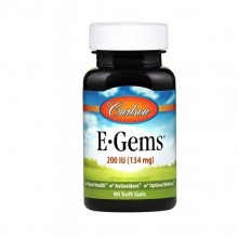 Витамин E Carlson Labs E-Gems 200IU 90 Soft Gels CAR-00320