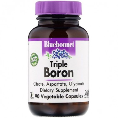 Микроэлемент Бор Bluebonnet Nutrition Triple Boron 3 mg 90 Veg Caps BLB0685