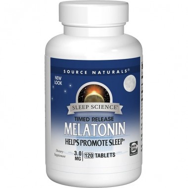 Мелатонин для сна Source Naturals Melatonin 3 mg 120 Tabs