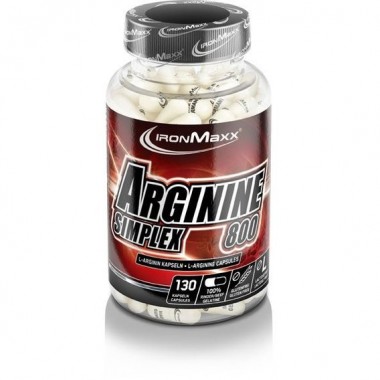Аргинин для спорта IronMaxx Arginine Simplex 800 130 Caps