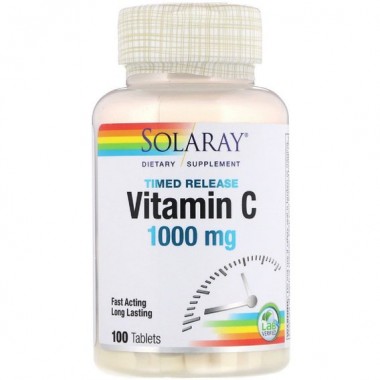 Витамин C Solaray Vitamin C 1000 mg 100 Tabs SOR04453
