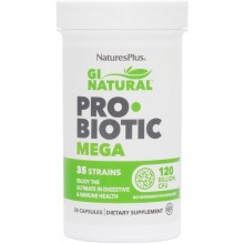 Пробиотик Nature's Plus Probiotic Mega, 120 Billion CFU 30 Caps NTP43902