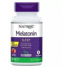 Мелатонин для сна Natrol Melatonin Sleep 5 mg 30 Tabs Strawberry Flavor Мелатонин для сна Natrol Melatonin Sleep 5 mg 30 Tabs Strawberry Flavor