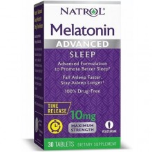 Мелатонин для сна Natrol Melatonin Advanced Sleep 10 mg 30 Tabs