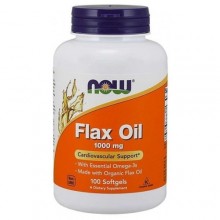 Льняное масло NOW Foods Flax Oil 1000 mg 100 Softgels