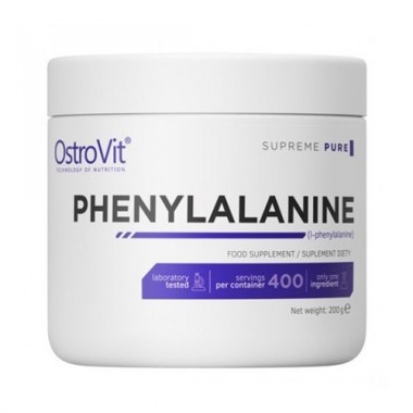 Фенилаланин для спорта OstroVit Phenylalanine 200 g /400 servings/ Natural
