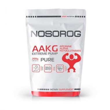 Аргинин для спорта Nosorog Nutrition AAKG 200 g /40 servings/ Pure
