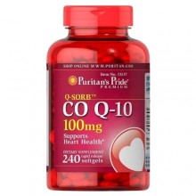 Коэнзим Puritan's Pride Q-Sorb Co Q-10 100 mg 240 Softgels Коэнзим Puritan's Pride Q-Sorb Co Q-10 100 mg 240 Softgels