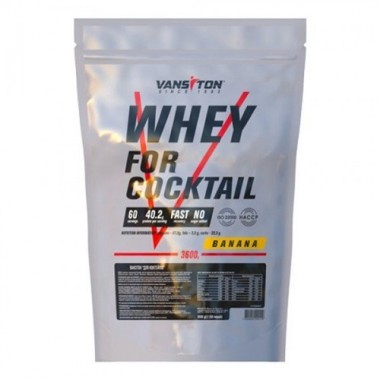 Протеин Vansiton Whey For Coctail 3600 g /60 servings/ Banana Протеин Vansiton Whey For Coctail 3600 g /60 servings/ Banana
