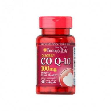 Коэнзим Puritan's Pride Q-Sorb Co Q-10 100 mg 30 Softgels