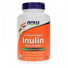 Фруктоолигосахариды NOW Foods Inulin powder 227 g /81 servings/
