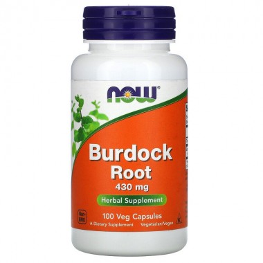 Корень лопуха NOW Foods Burdock Root 430 mg 100 Veg Caps