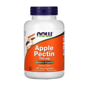 Яблочный уксус NOW Foods Apple Pectin 700 mg 120 Veg Caps