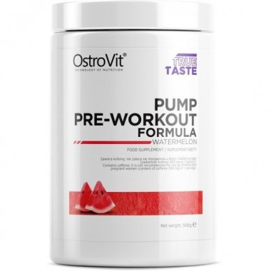 Комплекс до тренировки OstroVit PUMP Pre-Workout 500 g /50 servings/ Watermelon
