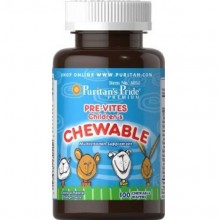 Витаминно-минеральный комплекс Puritan's Pride Pre-Vites Childrens Multivitamin 100 Chewable Tabs