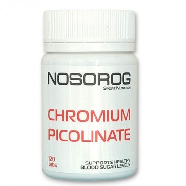 Микроэлемент Хром для спорта Nosorog Nutrition Chromium Picolinate 120 Tab