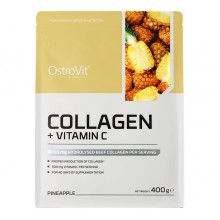 Хондропротектор (для спорта) OstroVit Collagen And Vitamin C 400 g /40 servings/ Pineapple Хондропротектор (для спорта) OstroVit Collagen And Vitamin C 400 g /40 servings/ Pineapple