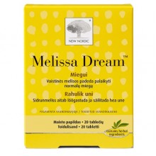 Мелисса New Nordic Melissa Dream 20 Tabs Мелисса New Nordic Melissa Dream 20 Tabs