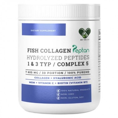 Коллаген En`vie Lab Fish Collagen Complex 5 (1&3 TYPE) 229 g /30 servings/ Pure