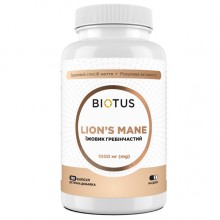 Комплекс для профилактики работы головного мозга Biotus Lion's Mane 1000 mg 120 Caps