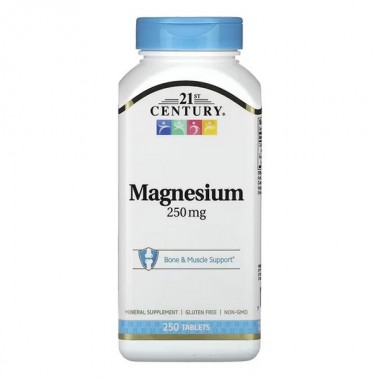 Микроэлемент Магний 21st Century Magnesium 250 mg 250 Tabs
