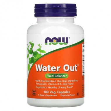 Урологический препарат NOW Foods Water Out 100 Veg Caps