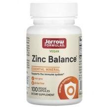 Микроэлемент Цинк Jarrow Formulas Zinc Balance 100 Caps Микроэлемент Цинк Jarrow Formulas Zinc Balance 100 Caps