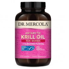 Масло криля Dr. Mercola Antarctic Krill Oil for Women 270 Caps MCL-01029