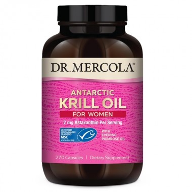 Масло криля Dr. Mercola Antarctic Krill Oil for Women 270 Caps MCL-01029